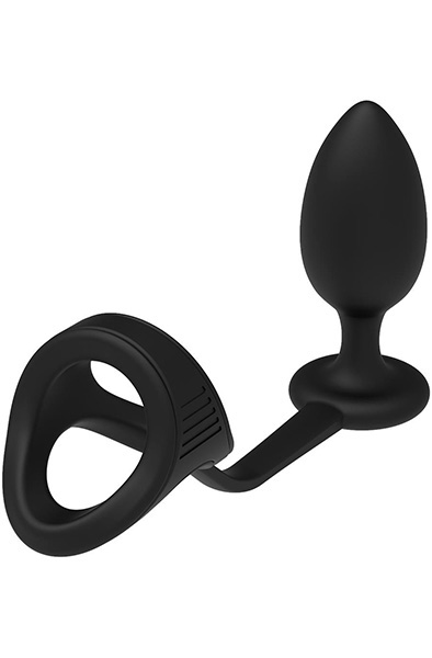 Ramrod Cockstrap With Anal Plug Analplugg med penisring |  | Intimast