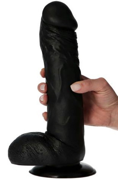 Lucio Dildo Black 28 cm Realistisk dildo |  | Intimast