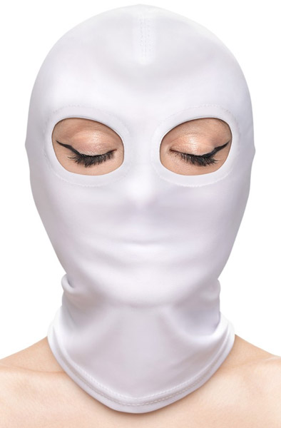 Fetish & Fashion Eyes Hood White BDSM mask