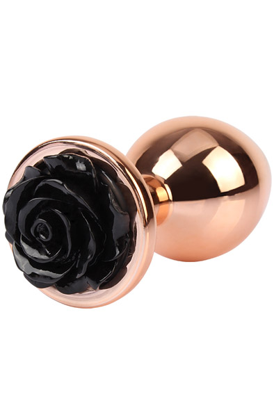 Evil Rose Anal Plug Medium Rose Gold/Black Analplugg metall |  | Intimast