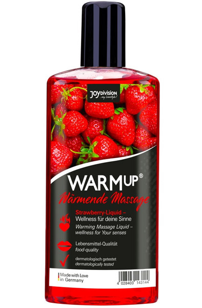 Joydivision Warm-up Massage Oil Strawberry 150ml Massageolja Jordgubb | | Intimast