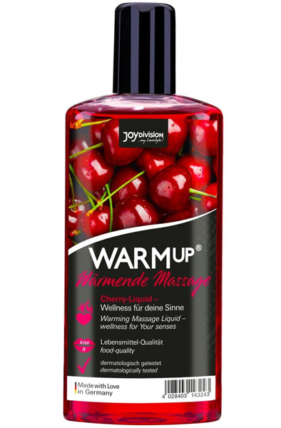 Joydivision Warm-up Massage Oil Cherry 150ml Massageolja Körsbär | | Intimast