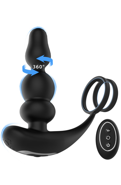 360 Rotating Prostate Plug With Remote Prostatastimulering |  | Intimast