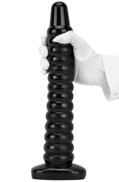 Darksil Worep Dildo Black 35 cm Grövre analdildo |  | Intimast