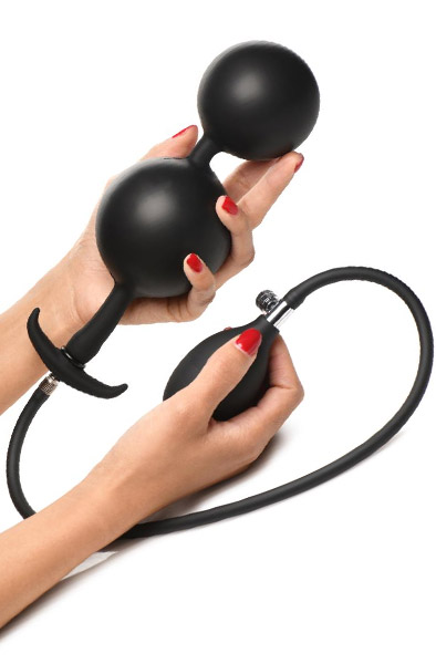 Master Series Inflatable Silicone Anal Plug Uppblåsbar analplugg | | Intimast
