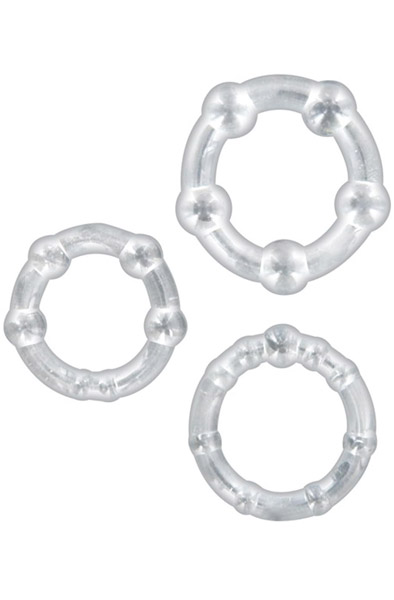 A.K.A Mr. Rock Hard 3 x C-Rings Penisringar paket |  | Intimast