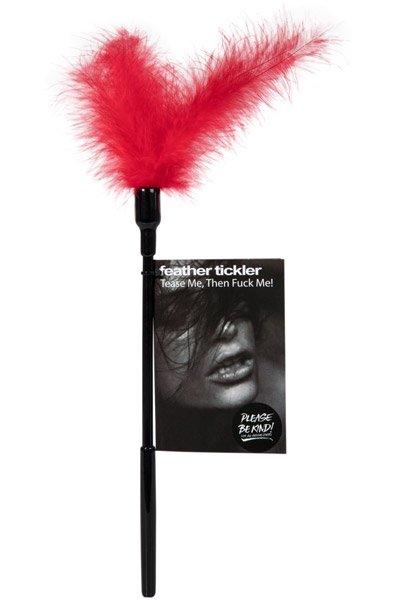 Tease Me Then Fuck Me Feather Tickler Red Tickler |  | Intimast