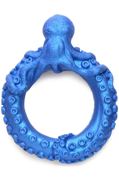 Poseidons Octo-Ring Silicone Cock Ring Blue Penisring | | Intimast