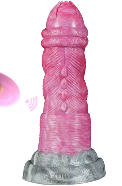 Pink Alien Luminara Vibrating Dildo 20,5 cm Dragon dildo |  | Intimast