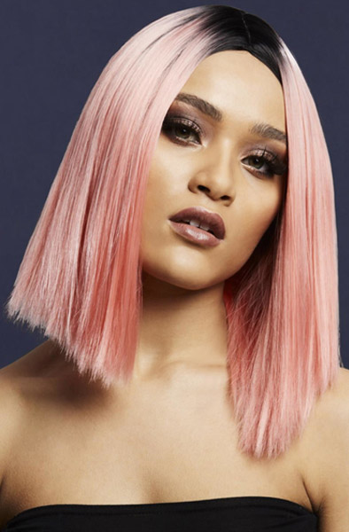 Fever Kylie Wig Two Toned Blend Coral Pink Peruk |  | Intimast