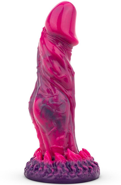 Another World Dildo Pink & Purple 22,4 cm Dragon dildo | | Intimast