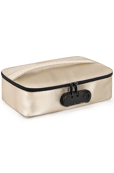 Lockable Discreet Box Luxury Gold Förvaring sexleksaker |  | Intimast