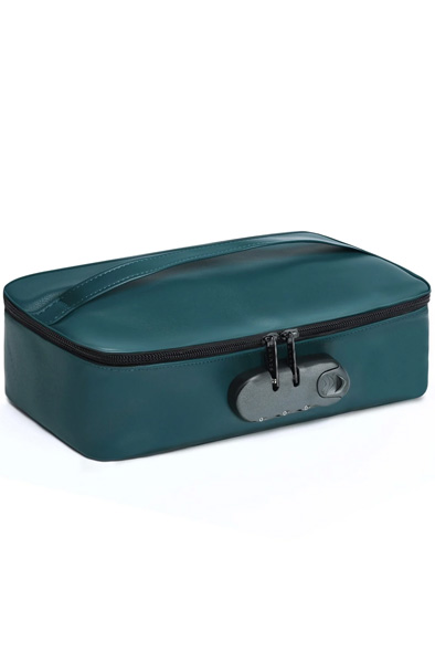Lockable Discreet Box Luxury Green Förvaring sexleksaker |  | Intimast