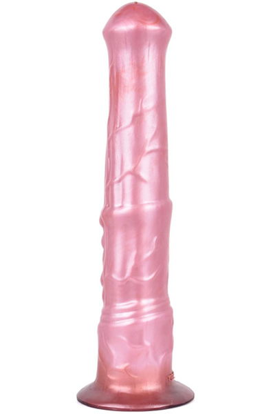 Pink Alien Jolly Star Metallic Dildo 36 cm Dragon dildo |  | Intimast