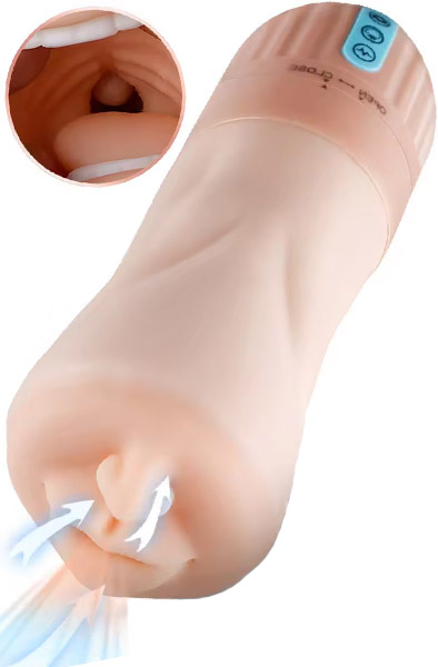 Suckstroker 2.0 Sucking & Vibrating Masturbator Masturbator med motor | | Intimast