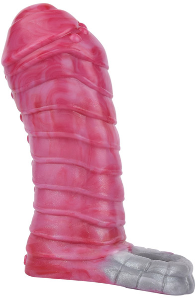 Pink Alien Fantasy Sleeve Red 15,5 cm Penisförlängare/Sleeve |  | Intimast