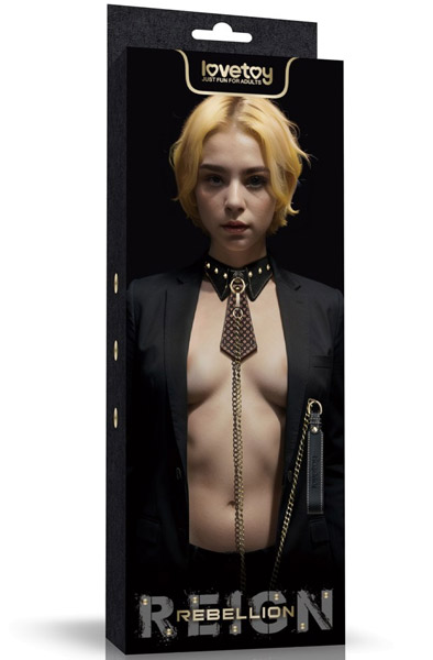Lovetoy Rebellion Reign Collar With Chain Halsband & koppel | | Intimast