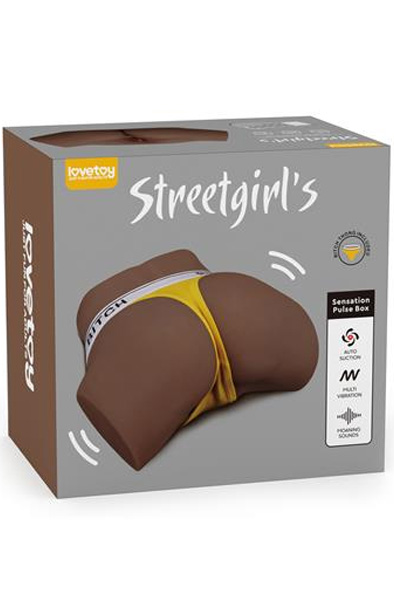Streetgirl #16 Masturbator With Vibration & Moans Brown Sexdocka | | Intimast