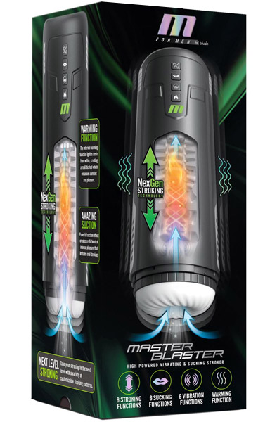 Master Blaster Sucking & Vibrating Stroker Masturbator med motor | | Intimast