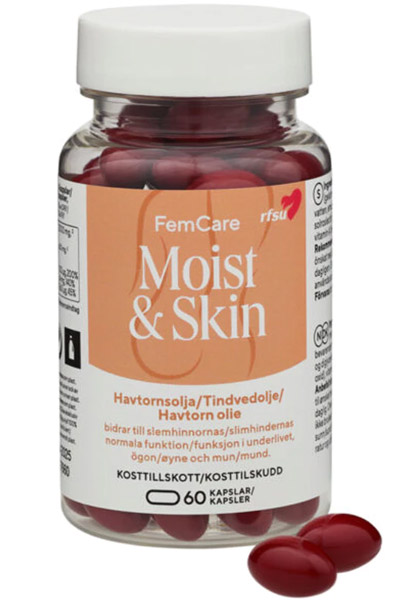 RFSU FemCare Moist & Skin 60 kapslar Kosttillskott |  | Intimast