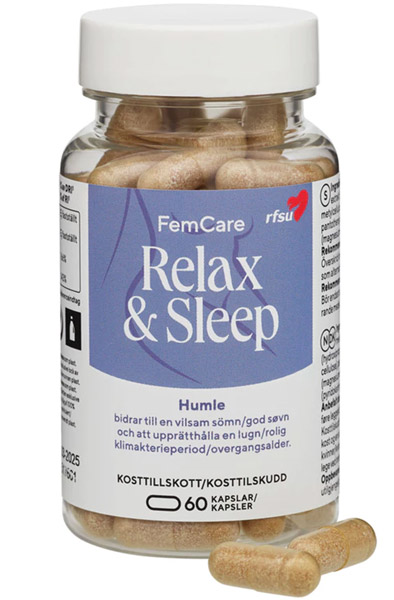 RFSU FemCare Relax & Sleep 60 kapslar Kosttillskott |  | Intimast