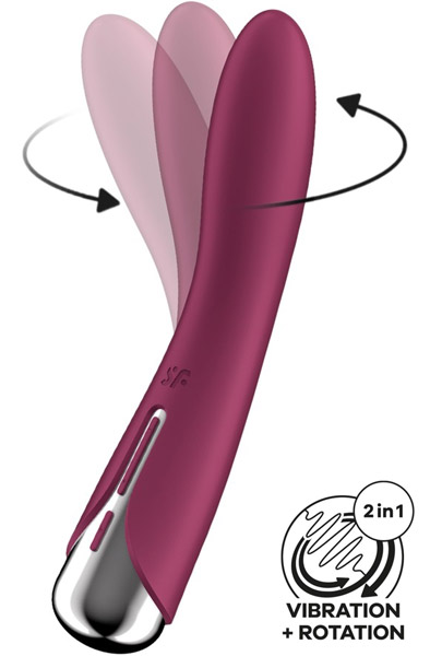 Satisfyer Spinning Vibe 1 Red Vibrator |  | Intimast