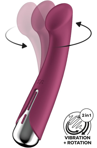 Satisfyer Spinning G-Spot 1 Red G-punktsvibrator |  | Intimast