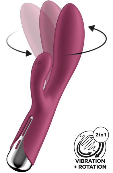 Satisfyer Spinning Rabbit 1 Red Rabbitvibrator | | Intimast