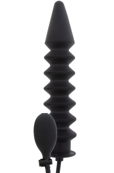 Extreme Inflatable Ribbed Plug 38 cm Uppblåsbar analplugg | | Intimast