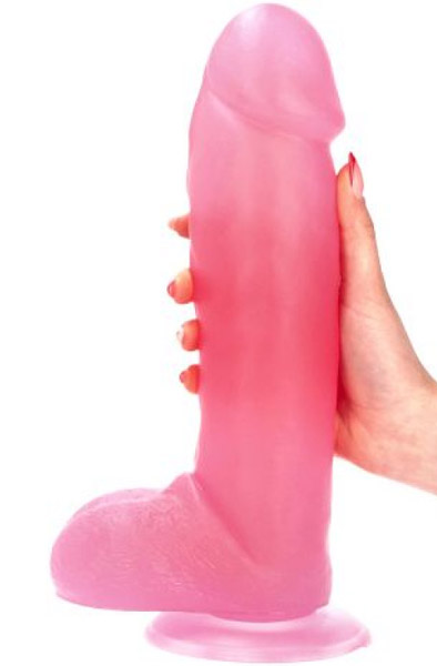 Fulvio Dildo Transparent Pink 31 cm XL dildo |  | Intimast