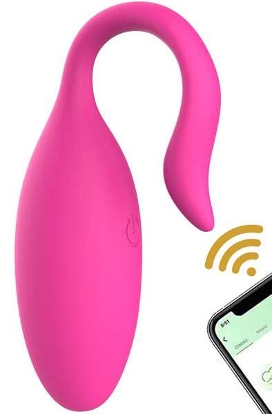 App-Controlled Vibrating Egg Fjärrstyrd vibrator | | Intimast