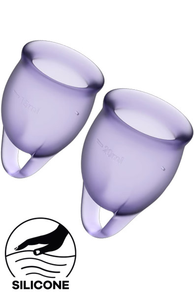 Satisfyer Feel Confident Menstrual Cup Menskoppar | | Intimast