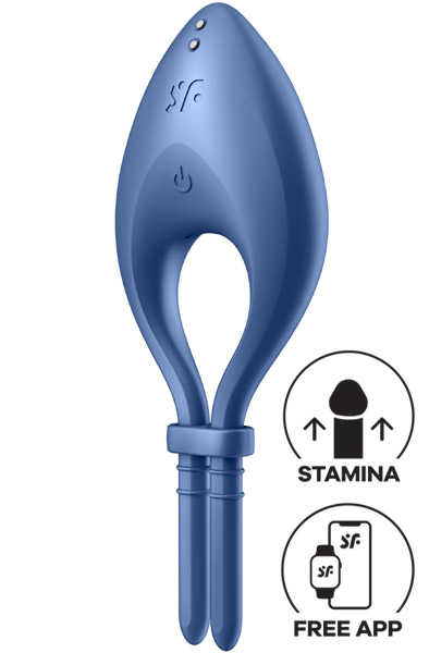 Satisfyer Bullseye Ring Vibrator Blue Appstyrd Penisring | | Intimast