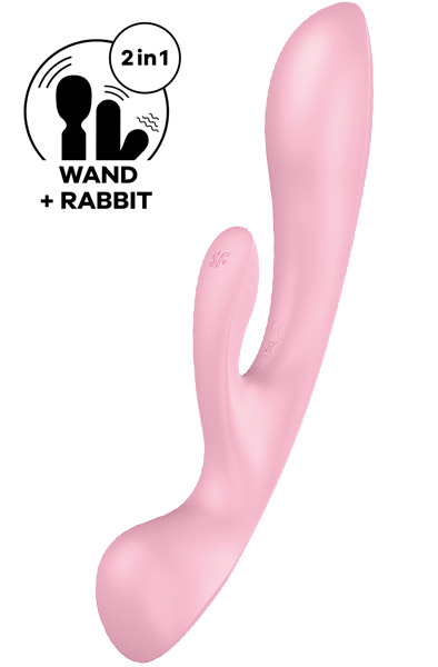 Satisfyer Triple Oh Rabbit Vibrator Pink Rabbitvibrator | | Intimast