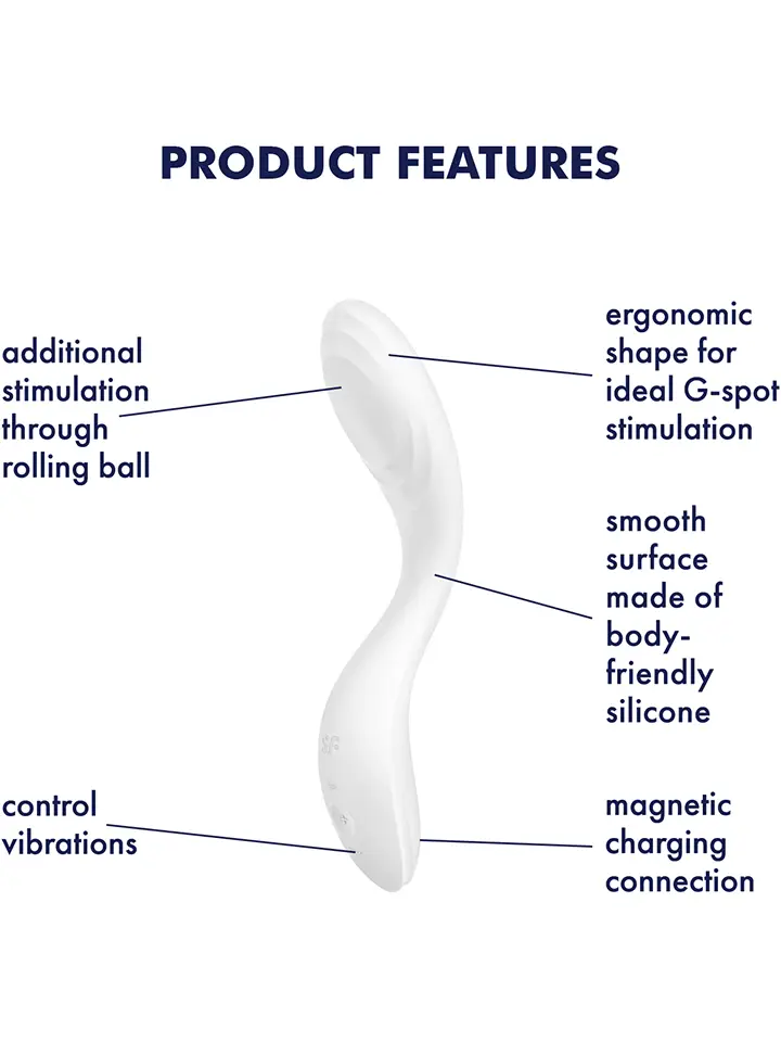 Alternativ bild 1 för SATISFYER RRROLLING PLEASURE WHITE