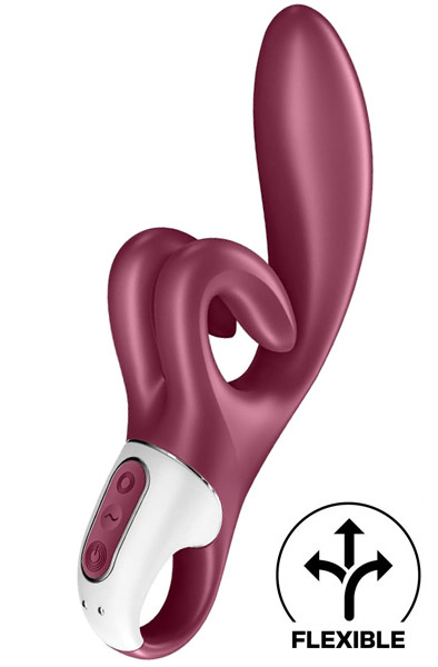 Satisfyer Touch Me Rabbit Vibrator Red Rabbitvibratorer |  | Intimast