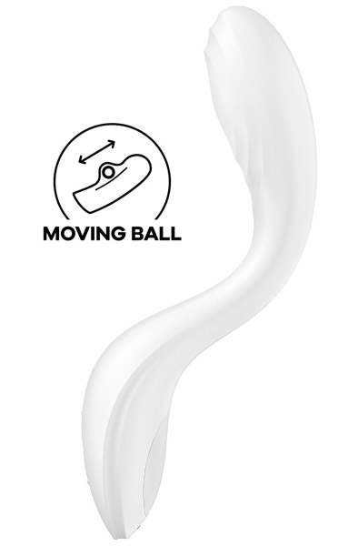Satisfyer Rrrolling Pleasure G-Spot Vibrator White G-punktsvibrator |  | Intimast