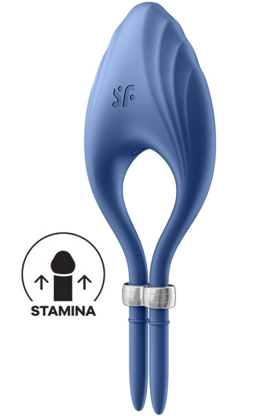Satisfyer Vibrating Penis Ring Duelist Blue Penisöverdrag med vibration |  | Intimast