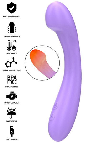 Becky Vibrator Heatable 7 Vibrations Dildo med vibrator |  | Intimast