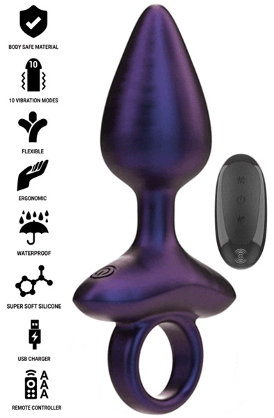 Michael Vibrating Anal Plug Remote Control Analplugg med vibrator |  | Intimast