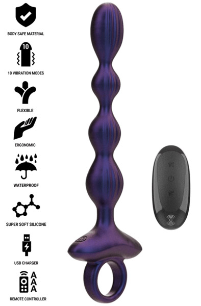 Jackie Vibrating Anal Plug Remote Control Analplugg med vibrator |  | Intimast