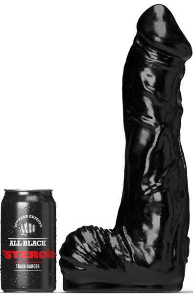 All Black Steroïd Bodybuilder 32,5 cm XL dildo |  | Intimast