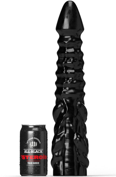 All Black Steroïd Allez 39 cm XL dildo |  | Intimast