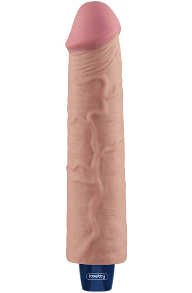 Rechargeable Vibrating Dildo 23,7 cm Dildo med vibrator | | Intimast