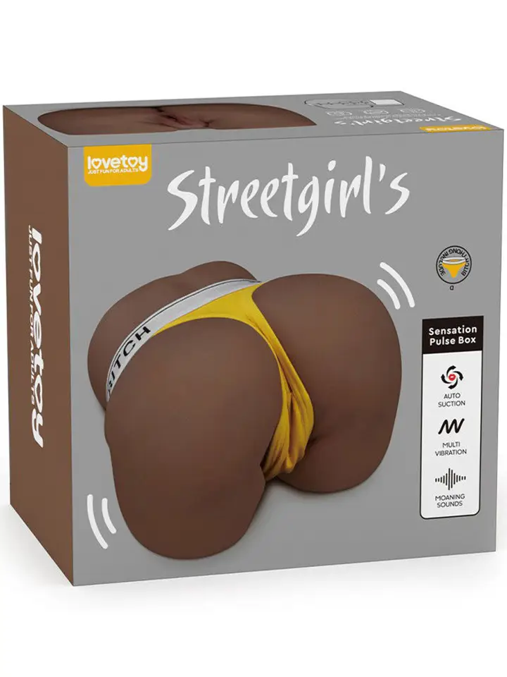Lovetoy Streetgirl Sensation Pulse Brown Sexdocka | | Intimast