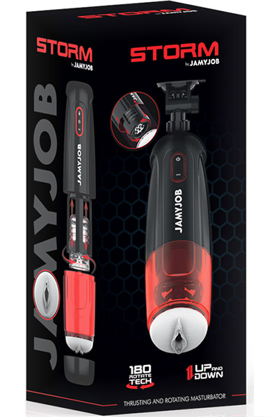 Storm Thrust & Suction Vagina Masturbator Masturbator med motor | | Intimast