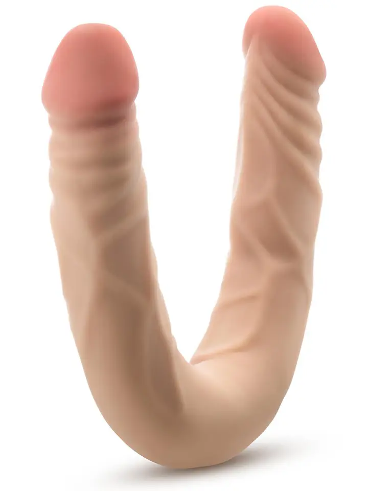 Posable Double Dong Beige 35,5 cm Dubbeldildo | | Intimast