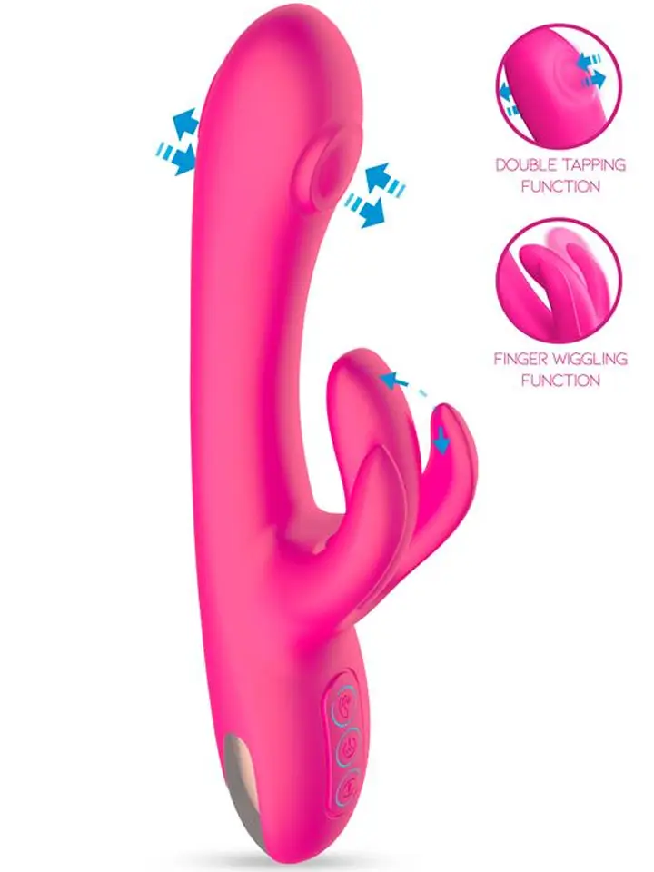 Double Tapping & Finger Wiggling Vibe Rabbitvibrator |  | Intimast