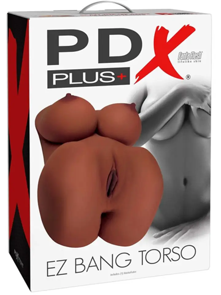 Pipedream PDX Plus EZ Bang Torso Brown 6kg Sexdocka | | Intimast
