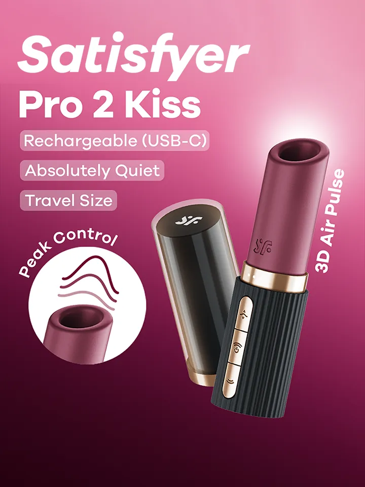 Satisfyer Pro 2 Kiss Air Pulse Vibrator Lufttrycksvibrator | | Intimast